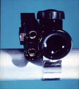 Fotografie: Anbindestall, Melktechnik, Rohrmelkanlage