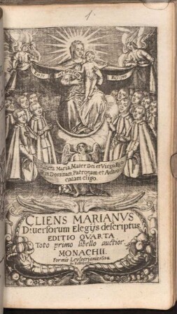 Cliens Marianvs Diuersorum Elegijs descriptus