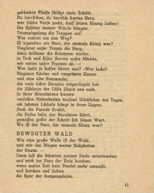 Bewegter Wald