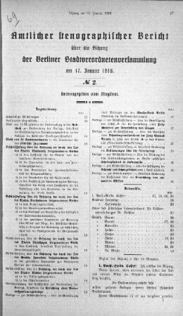 No. 2, 17. Januar 1918