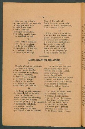 Declaración de amor