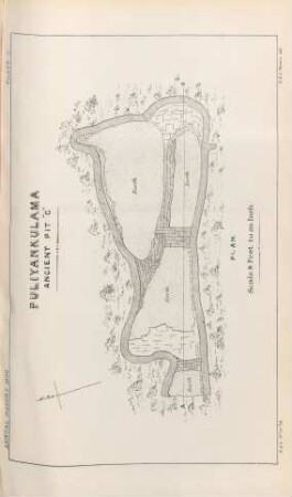 Plate C. Puliyankulama. Ancient Pit "C". Plan
