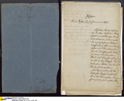 Von W. Fehsenfeld (Blender, Morsum) 1863 beantragte Wind- und Dampf-Kornmühle an der Straße zwischen Amedorf und Oiste; V.