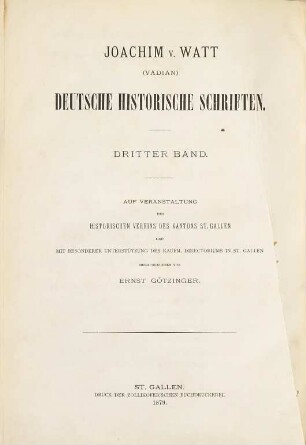 Deutsche historische Schriften, 3. Fragment einer römischen Kaisergeschichte [u.a.]
