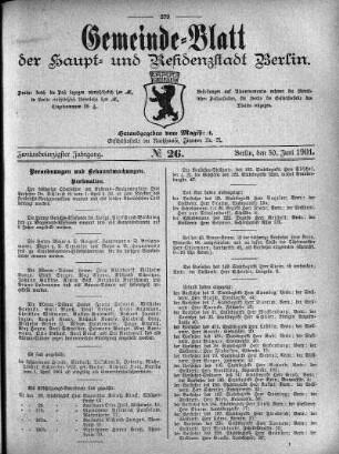 1901,26: No. 26, 30. Juni 1901
