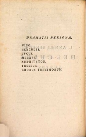 L. Annaei Senecae Tragoediae : Ad Optimas Editiones Collatae ; Praemittitur Notitiae Literaria Studiis Societatis Bipontinae