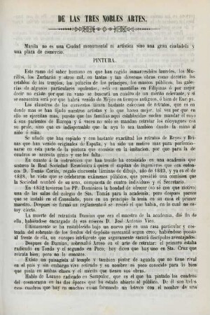 De las tres nobles artes