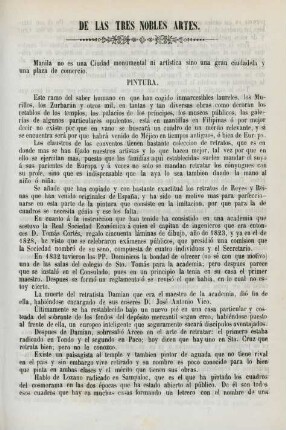 De las tres nobles artes