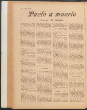 Duelo a muerte