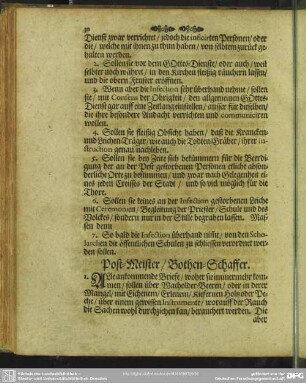 Post-Meister, Bothen-Schaffer