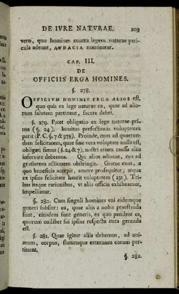 Cap. III. De Officiis Erga Homines