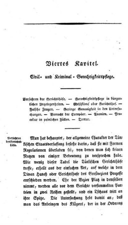 Civil- und Kriminalgerechtigkeitspflege.