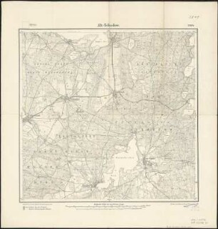 Meßtischblatt 2114 : Alt- Schadow, 1903 : Alt- Schadow. - Aufn. 1901. - 1:25000. - [Berlin]: Reichsamt für Landesaufnahme, 1903. - 1 Kt.