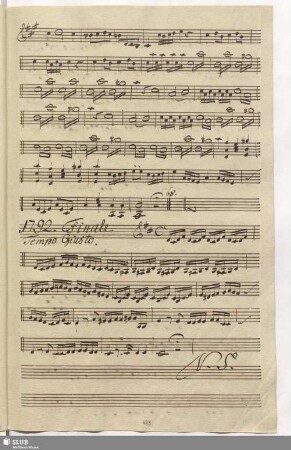 1792. Finale: Oh che notte tetra / Fabrizi, V.