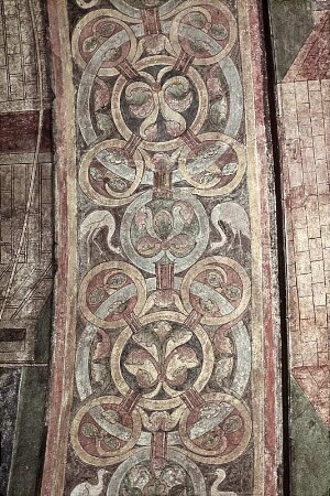Medaillons mit Brustbildern, Tier- und Pflanzenornamente