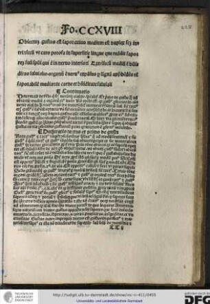 Continuatio: determinat de substantibus qui sunt necessarij animalibus specialiter, et primo de gustu...