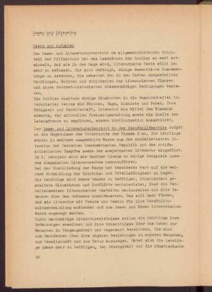 Lesen und Literatur