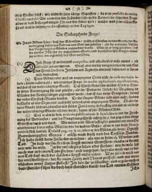 Die Siebenzehende Frage - Zwanzigste Frage