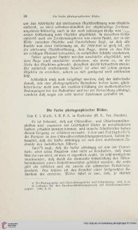 25: Die Farbe photographischer Bilder