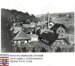 Hirzenhain, Hirzenhainer Hütte mit Holzkohlenhochofen