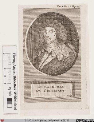 Bildnis Jean-Baptiste Budes, comte de Guébriant