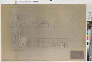 Brilon, Finanzamt (Nebengebäude Obere Mauer 44), Dauchausbau, Dachgeschoss, Grundriss, Beleuchtung
