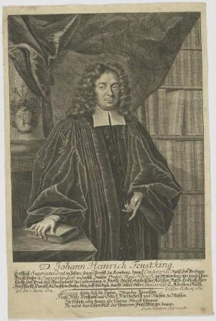Bildnis des Johann Heinrich Feustking
