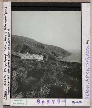 Athos: Kloster Xeropotamú, Gesamtansicht