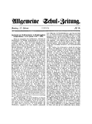 Fortschritte des Volksschulwesens im Großherzogthum Sachsen-Weimar in den Jahren 1849-1854