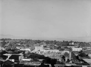 Stadtansicht : Blick über die Häuser einer Stadt