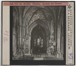 Minden, Dom : Innenansicht, Blick nach O