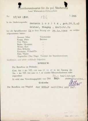 Loritz, Hermann
