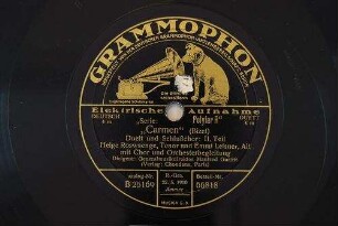 "Carmen" : Duett und Schlußchor: II. Teil / (Bizet)