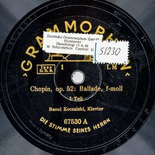 Ballade f-Moll, op. 52