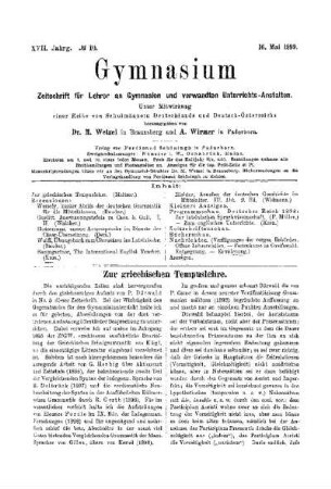 Zur griechischen Tempuslehre