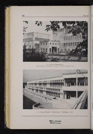 174. Bibliotheksbau des "Deutschen Museum" in München. Begonnen 1930