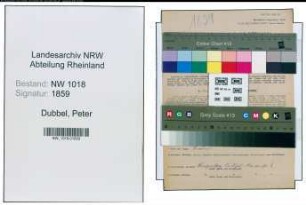 Entnazifizierung Peter Dubbel , geb. 27.09.1893 (Arbeiter)