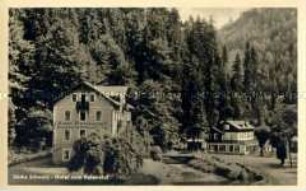 Ansicht des Hotels "Polenztal" in der Sächsischen Schweiz