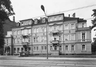 Dresden-Neustadt. Antonstraße 14 und 16. Straßenseite