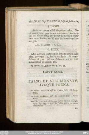 Caput XXXIX. De Falso Et Stellionatu, Eiusque Poena.