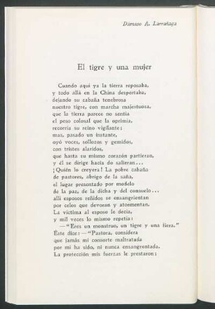 El tigre y una mujer