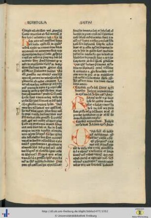 Argumentum in epistolam beati Johannis apostoli primam