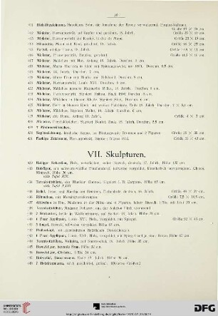 Skulpturen (Nr. 432-468)