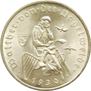 3 Reichsmark - Walther von der Vogelweide, 700. Todestag