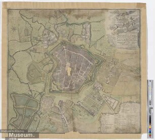 Grundriss der Stadt Leipzig
