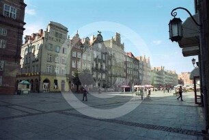 Bürgerhäuser am Langen Markt in Danzig