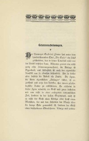 Geistererscheinungen