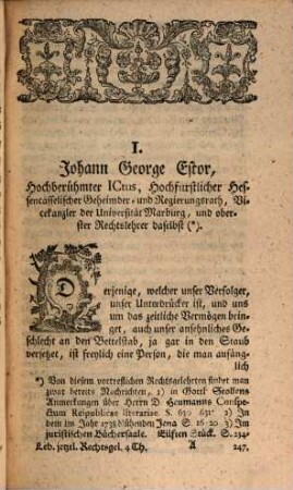 Christoph Weidlichs Zuverläßige Nachrichten von denen ietztlebenden Rechtsgelehrten, Vierter Theil