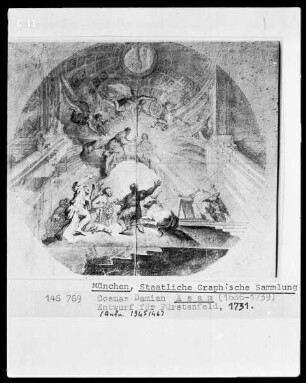 Vision des heiligen Bernhard von Clairveaux