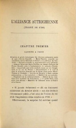 L'alliance autrichienne